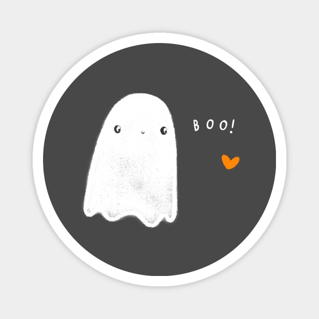 Boo! Magnet by Beth Illustrates